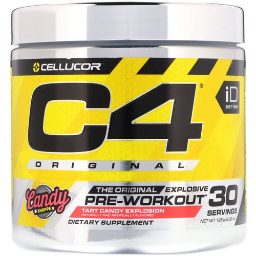 Cellucor, C4 Original Explosive, Pre-Workout, Tart Candy Explosion, 6.88 oz (195 g) Review
