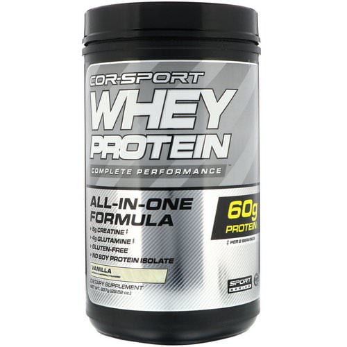 Cellucor, Whey Protein Complete Performance, Vanilla, 1.8 lbs (837 g) Review