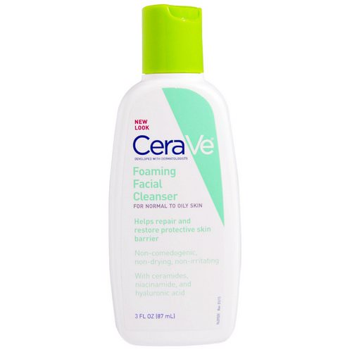 CeraVe, Foaming Facial Cleanser, 3 fl oz (87 ml) Review