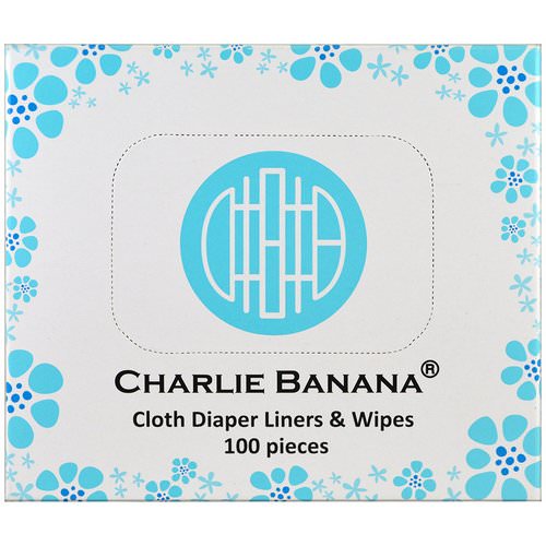 Charlie Banana, Cloth Diaper Liners & Wipes, 100 Pieces Review