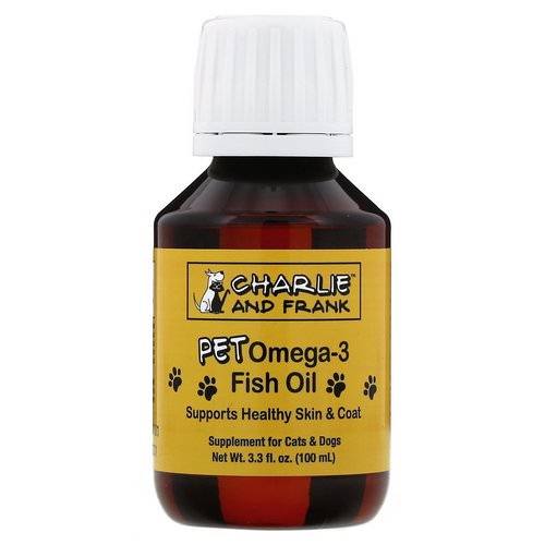 Charlie & Frank, Pet Omega-3 Fish Oil, For Cats & Dogs, 3.3 fl. oz. (100 ml) Review