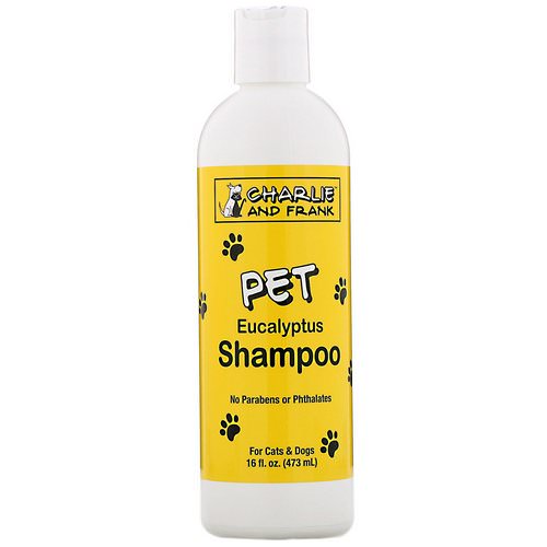 Charlie & Frank, Pet Shampoo, Eucalyptus, 16 fl oz (473 ml) Review