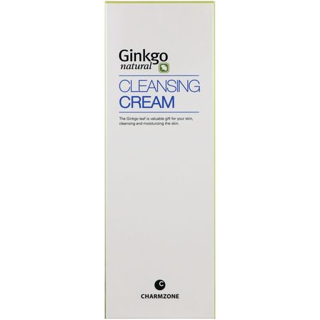 清潔劑, 洗面奶: Charmzone, Ginkgo Natural, Cleansing Cream, 200 g