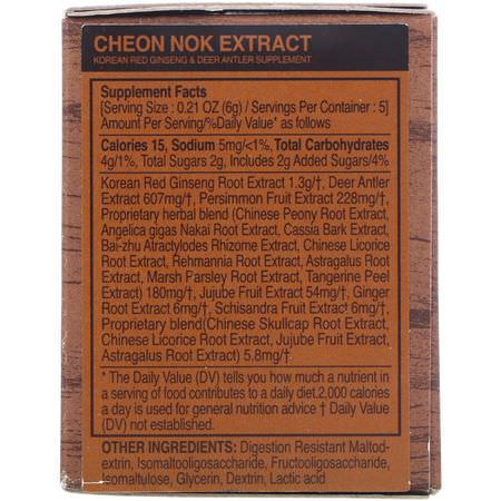 男性, 男性健康: Cheong Kwan Jang, Cheon Nok Extract, Korean Red Ginseng & Deer Antler, 1.06 oz (30 g)