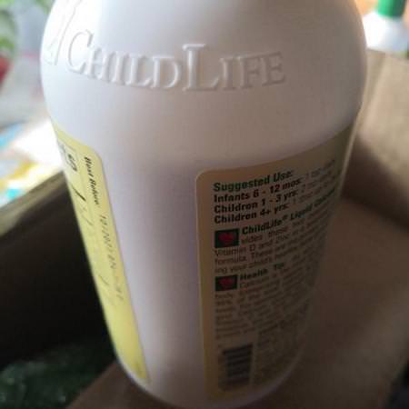 ChildLife, Liquid Calcium with Magnesium, Natural Orange Flavor, 16 fl oz (474 ml)