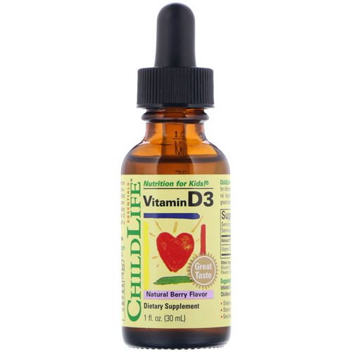 ChildLife, Vitamin D3, Natural Berry Flavor, 1 fl oz (30 ml) Review