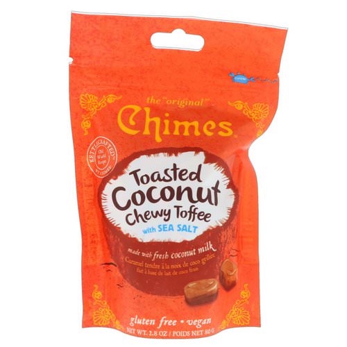 Chimes, Toasted Coconut Chewy Toffee with Sea Salt, 2.8 oz (80 g) Review