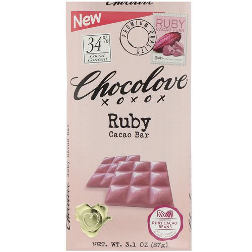 Chocolove, Ruby Cacao Bar, 3.1 oz (87 g) Review