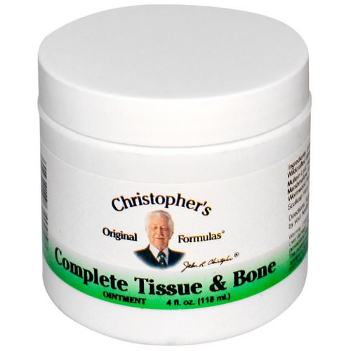Christopher's Original Formulas, Complete Tissue & Bone Ointment, 4 fl oz (118 ml) Review