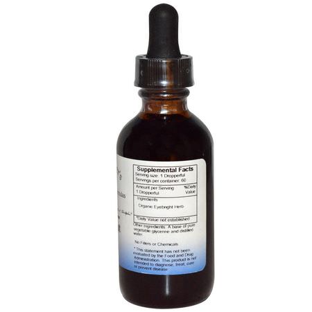 眼球, 順勢療法: Christopher's Original Formulas, Eyebright Herb Extract, 2 fl oz (59 ml)