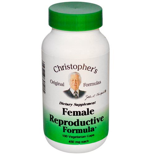 Christopher's Original Formulas, Female Reproductive Formula, 450 mg, 100 Veggie Caps Review