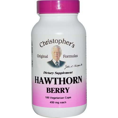 Christopher's Original Formulas, Hawthorn Berry, 450 mg, 100 Veggie Caps Review