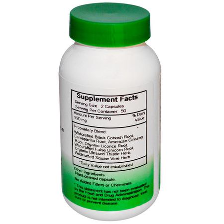 婦女的健康, 補品: Christopher's Original Formulas, Hormonal Changease Formula, 460 mg, 100 Veggie Caps