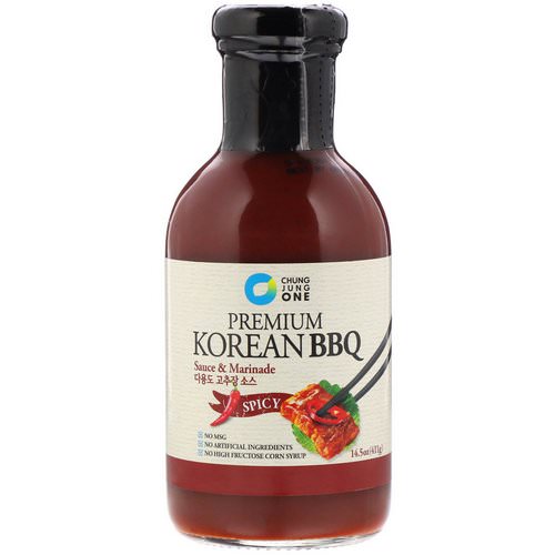 Chung Jung One, Premium Korean BBQ Sauce & Marinade, Spicy, 14.5 oz (411 g) Review