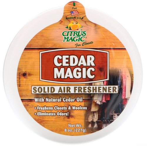 Citrus Magic, Cedar Magic, Solid Air Freshener, 8 oz (227 g) Review