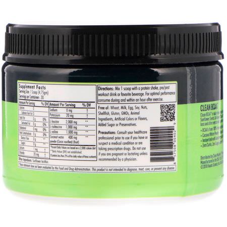 BCAA, 氨基酸: CLEAN MACHINE, Clean BCAA, 5.03 oz (142.5 g)