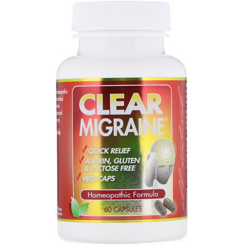Clear Products, Clear Migraine, 60 Capsules Review