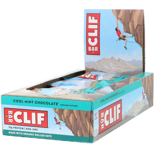 Clif Bar, Energy Bar, Cool Mint Chocolate, 12 Bars, 2.40 oz (68 g) Each Review