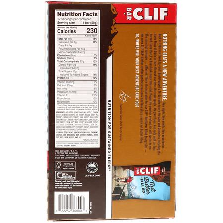 Clif Bar Energy Bars - 能量棒, 運動棒, 核仁巧克力餅, 餅乾