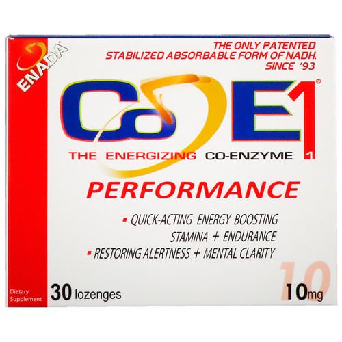 ENADA, The Energizing Co-Enzyme, Performance, 10 mg, 30 Lozenges Review