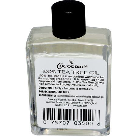 皮膚護理, 洗澡: Cococare, 100% Tea Tree Oil, 1 fl oz (30 ml)