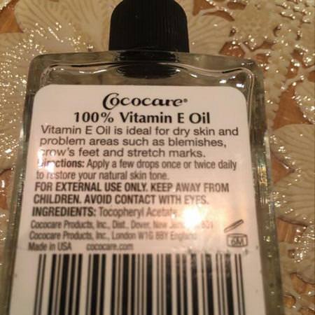 Cococare Vitamin E Oils - 維生素E油, 按摩油, 身體, 沐浴