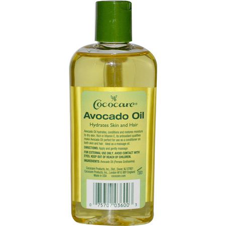 皮膚發癢, 乾燥: Cococare, Avocado Oil, 4 fl oz (118 ml)