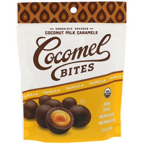 Cocomels, Organic, Coconut Milk Caramels, Bites, Vanilla, 3.5 oz (100 g) Review