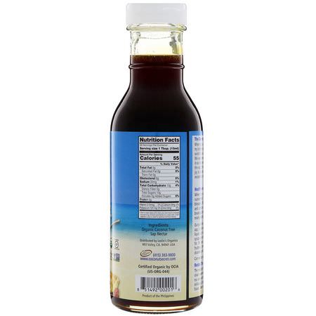 椰子糖, 甜味劑: Coconut Secret, Traditional Coconut Nectar, Low Glycemic Sweetener, 12 fl oz (355 ml)