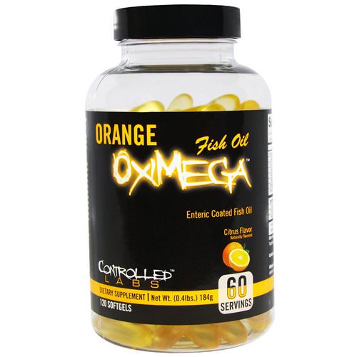 Controlled Labs, Orange OxiMega Fish Oil, Citrus Flavor, 120 Softgels Review
