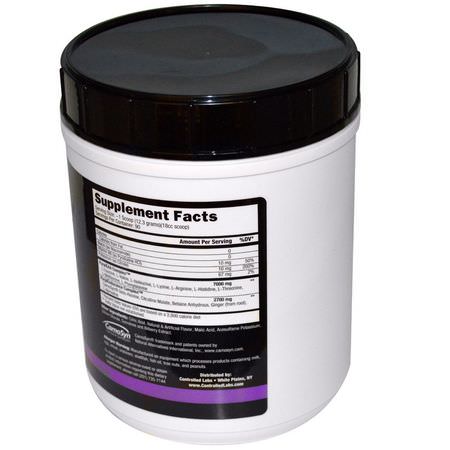 氨基酸: Controlled Labs, Purple Wraath, Purple Lemonade, 2.44 lbs (1108 g)