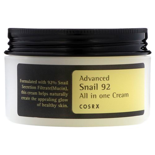 Cosrx, Advanced Snail 92, All in One Cream, 100 ml Review