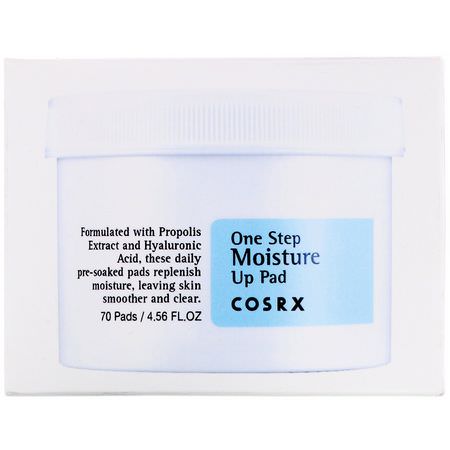 K-美容保濕霜, 乳霜: Cosrx, One Step Moisture Up Pad, 70 Pads (135 ml)