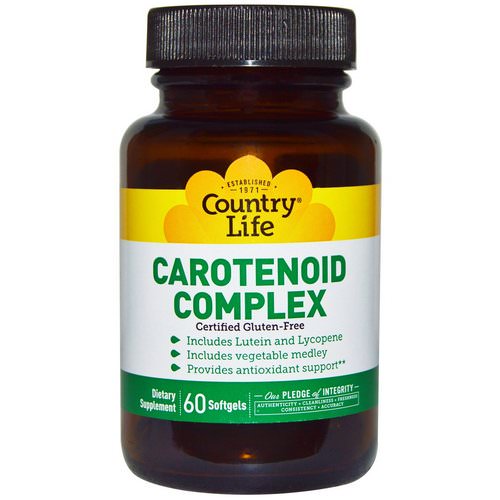 Country Life, Carotenoid Complex, 60 Softgels Review