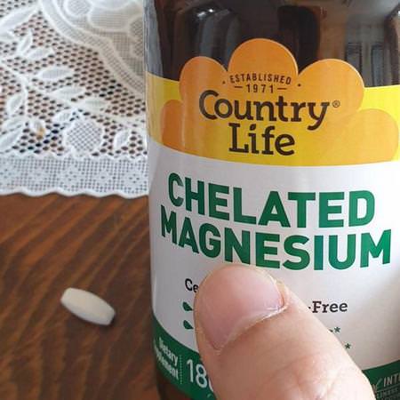 Country Life Magnesium - 鎂, 礦物質, 補品