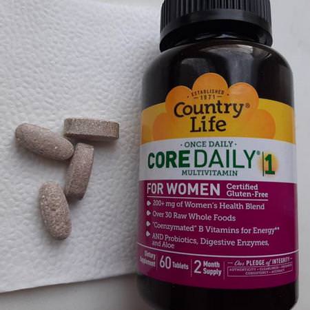 Country Life Women's Multivitamins - 婦女的多種維生素, 婦女的健康, 補充