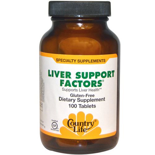 Country Life, Liver Support Factors, 100 Vegan Capsules Review