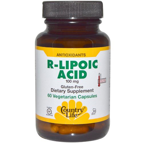 Country Life, R-Lipoic Acid, 100 mg, 60 Veggie Caps Review
