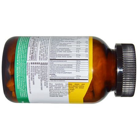Country Life Multivitamins - 多種維生素, 補品