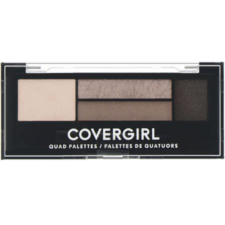 眼影, 眼睛: Covergirl, Quad Palettes Eye Shadow, 700 Notice Me Nudes, .06 oz (1.8 g)
