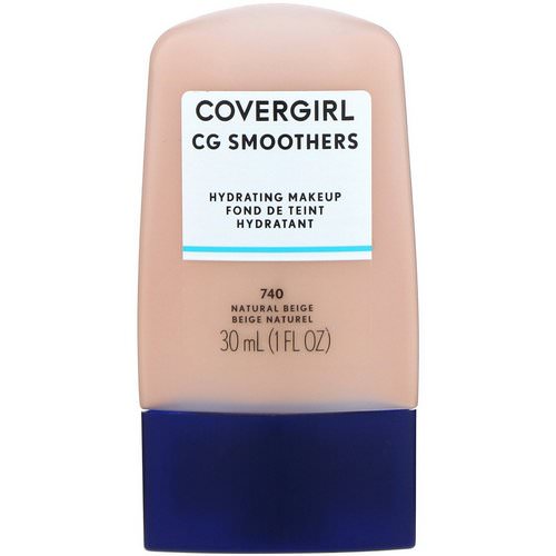 Covergirl, Smoothers, Hydrating Makeup, 740 Natural Beige, 1 fl oz (30 ml) Review
