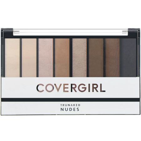 眼影, 眼睛: Covergirl, Trunaked, Eyeshadow Palette, Nudes, .23 oz (6.5 g)