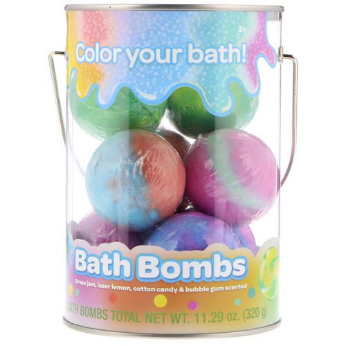 Crayola, Bath Bombs, Grape Jam, Laser Lemon, Cotton Candy & Bubble Gum Scented, 8 Bath Bombs, 11.29 oz (320 g) Review