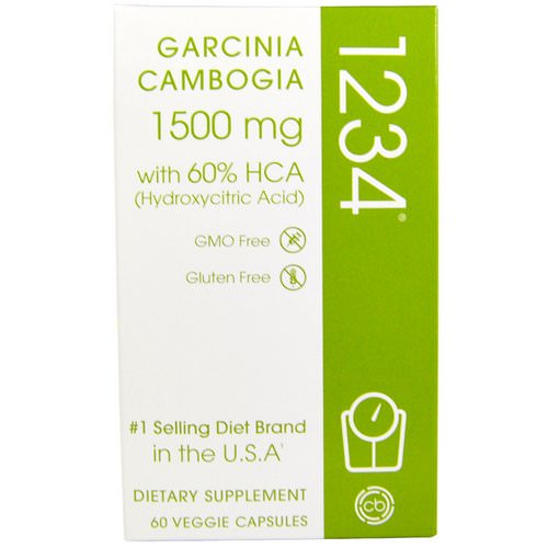 Creative Bioscience, Garcinia Cambogia 1234, 1500 mg, 60 Veggie Caps Review