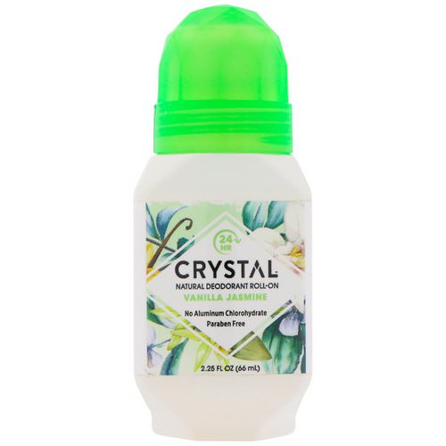 Crystal Body Deodorant, Natural Deodorant Roll-On, Vanilla Jasmine, 2.25 fl oz (66 ml) Review