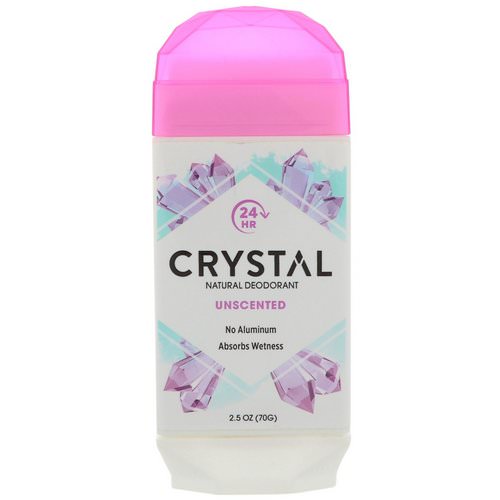 Crystal Body Deodorant, Natural Deodorant, Unscented, 2.5 oz (70 g) Review