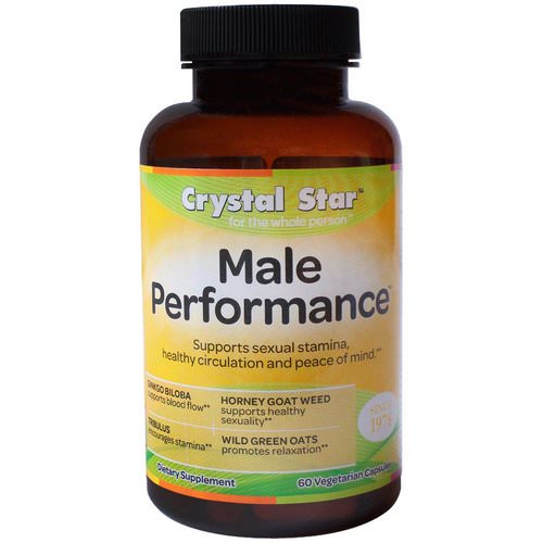 Crystal Star, Male Performance, 60 Veggie Caps Review