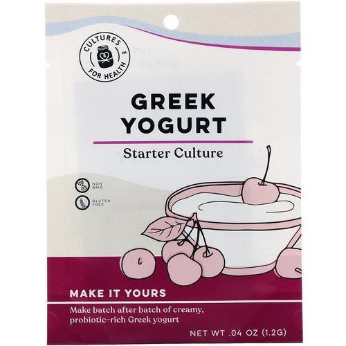 Cultures for Health, Greek Yogurt, 2 Packets, .04 oz (1.2 g) Review