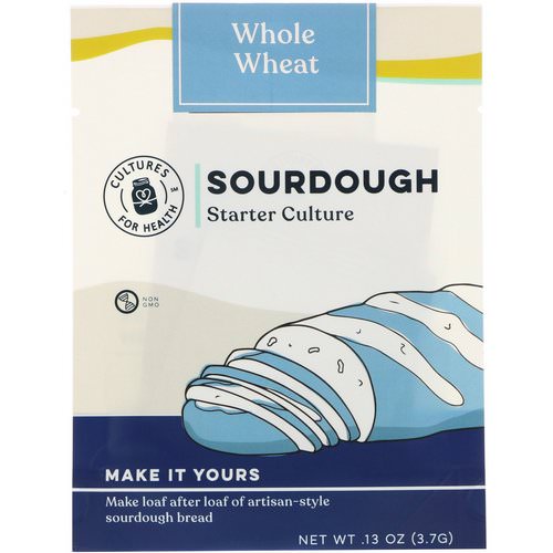 Cultures for Health, Sourdough, Whole Wheat, 1 Packet, .13 oz (3.7 g) Review