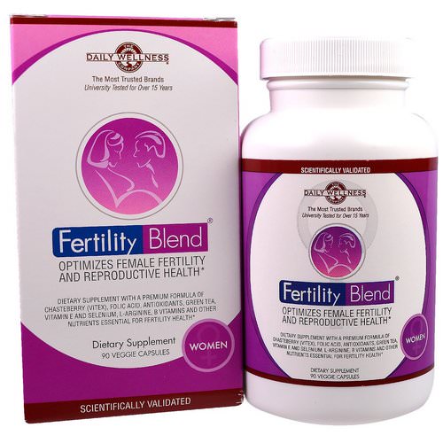 Daily Wellness Company, Fertility Blend for Women, 90 Veggie Caps Review